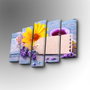 Wallity Cuadro Decorativo en Lienzo 5 Piezas 5PUC-105 Multicolor